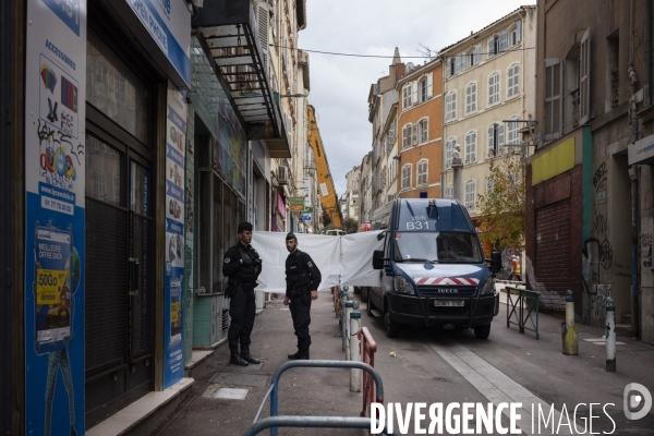 Visite de logements insalubre à Noailles (Marseille)