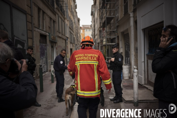 Visite de logements insalubre à Noailles (Marseille)