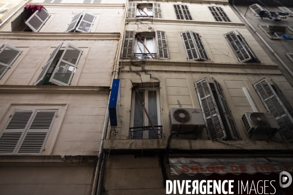 Visite de logements insalubre à Noailles (Marseille)