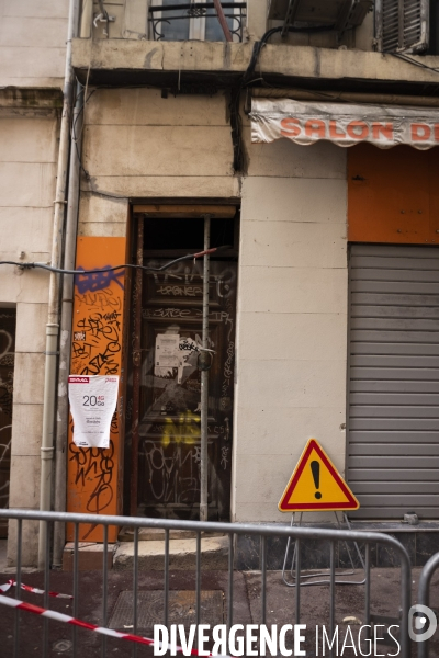 Visite de logements insalubre à Noailles (Marseille)