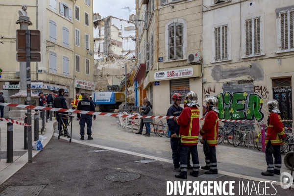 Marseille: rue d Aubagne, 5 ème jour de fouille