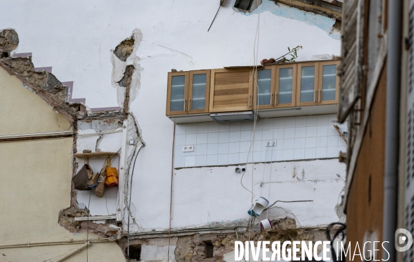 Marseille: rue d Aubagne, 5 ème jour de fouille