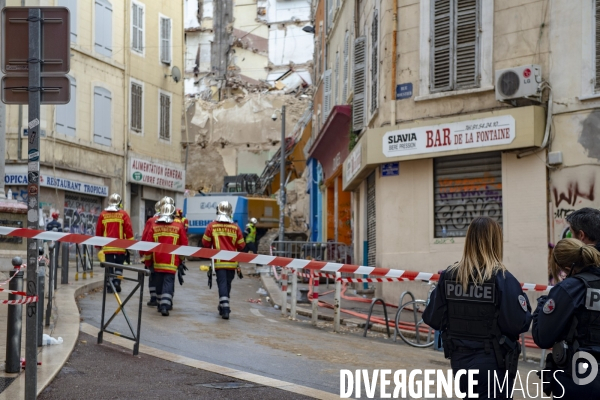 Marseille: rue d Aubagne, 5 ème jour de fouille