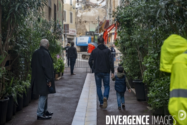 Marseille: rue d Aubagne, 5 ème jour de fouille