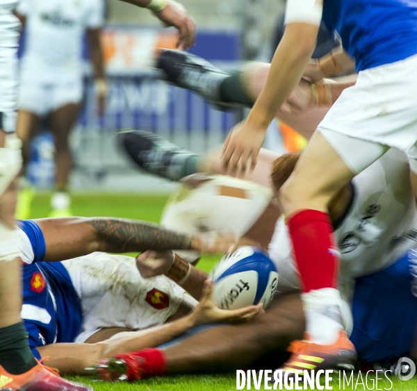 Rugby match France-Afrique du Sud