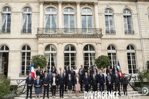 Conseil des ministres après le remaniement.