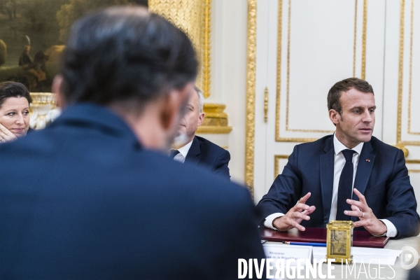 Conseil des ministres après le remaniement.