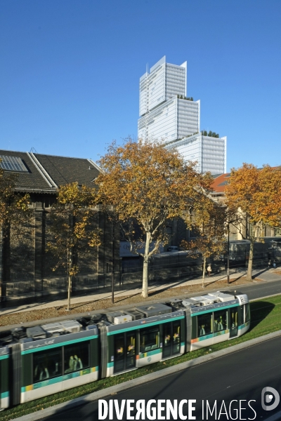Prolongement du tramway T3, porte de la Chapelle-porte d  Asniéres