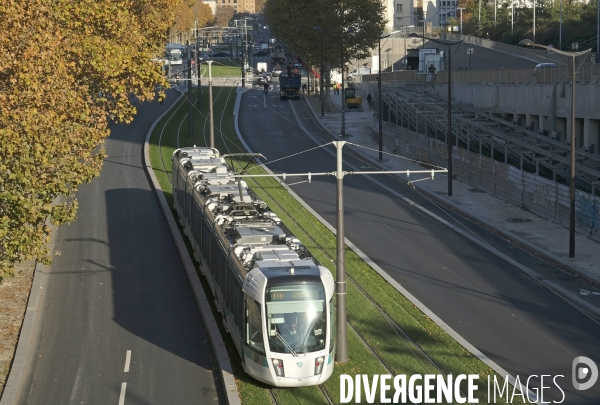 Prolongement du tramway T3, porte de la Chapelle-porte d  Asniéres