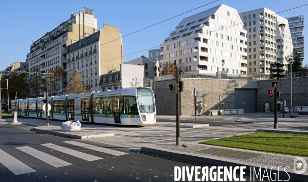 Prolongement du tramway T3, porte de la Chapelle-porte d  Asniéres