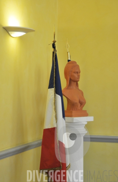 Illustration symbole république francaise : Marianne