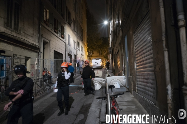 Evacuations d immeuble à Marseille
