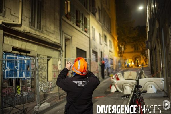 Evacuations d immeuble à Marseille