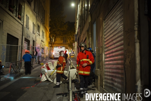 Evacuations d immeuble à Marseille