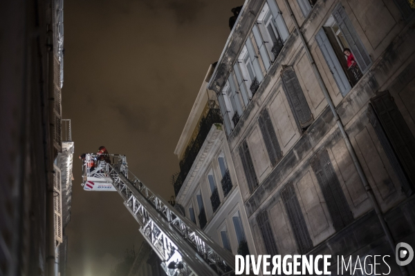 Evacuations d immeuble à Marseille