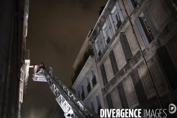 Evacuations d immeuble à Marseille