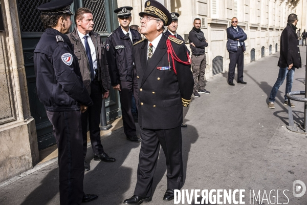 Déplacement de Laurent Nunez et d  Elisabeth Borne gare du nord