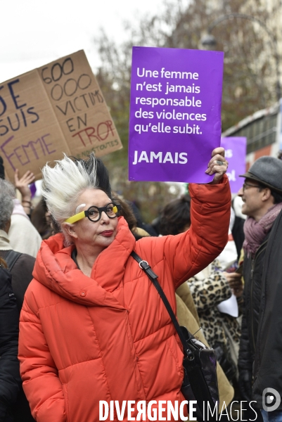 Manifestation contre les violences sexistes et sexuelles faites aux femmes, Paris