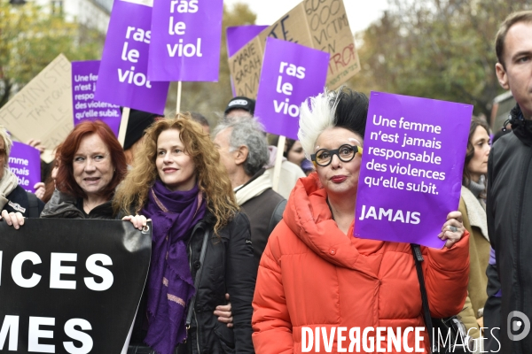 Manifestation contre les violences sexistes et sexuelles faites aux femmes, Paris