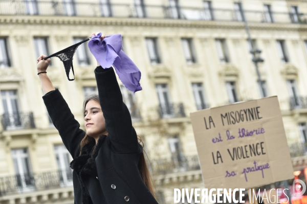 Manifestation contre les violences sexistes et sexuelles faites aux femmes, Paris