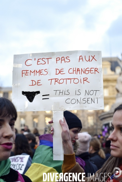 Manifestation contre les violences sexistes et sexuelles faites aux femmes, Paris