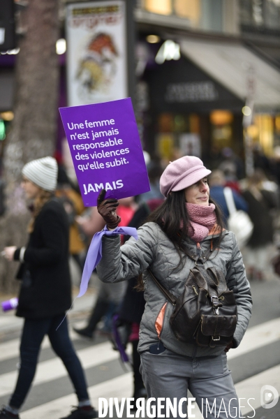 Manifestation contre les violences sexistes et sexuelles faites aux femmes, Paris