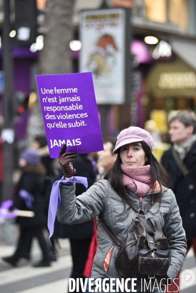 Manifestation contre les violences sexistes et sexuelles faites aux femmes, Paris