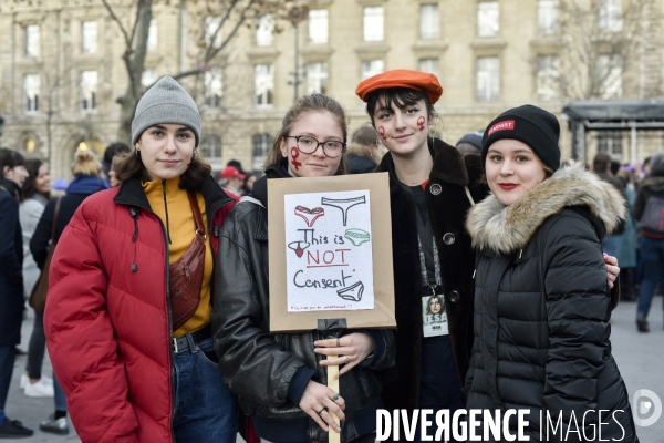 Manifestation contre les violences sexistes et sexuelles faites aux femmes, Paris