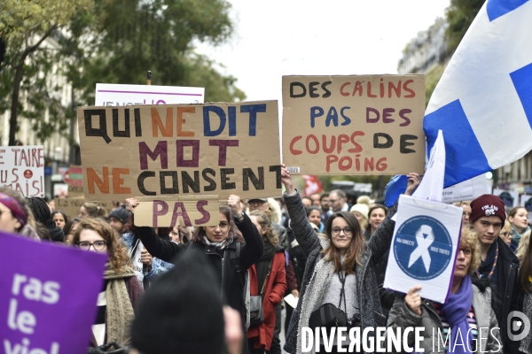 Manifestation contre les violences sexistes et sexuelles faites aux femmes, Paris