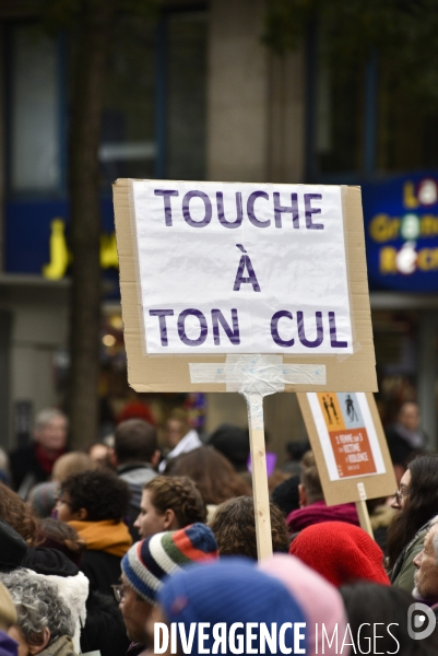 Manifestation contre les violences sexistes et sexuelles faites aux femmes, Paris