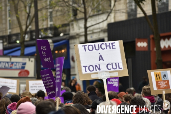 Manifestation contre les violences sexistes et sexuelles faites aux femmes, Paris