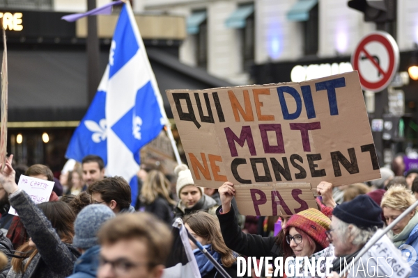 Manifestation contre les violences sexistes et sexuelles faites aux femmes, Paris