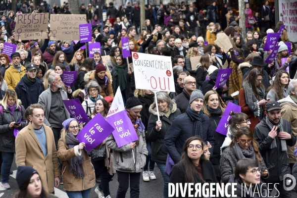 Manifestation contre les violences sexistes et sexuelles faites aux femmes, Paris