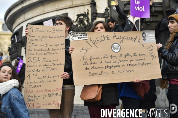 Manifestation contre les violences sexistes et sexuelles faites aux femmes, Paris