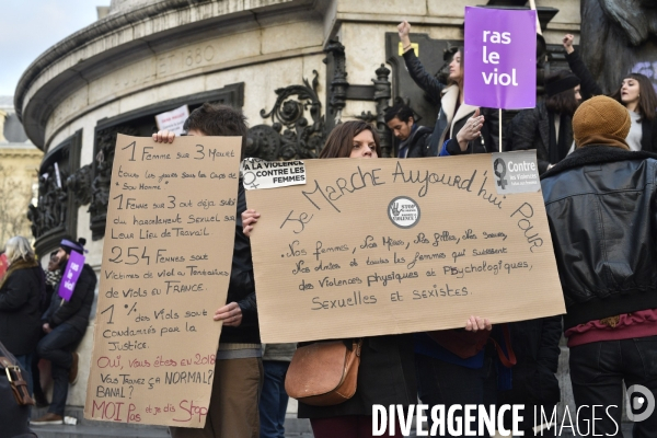 Manifestation contre les violences sexistes et sexuelles faites aux femmes, Paris