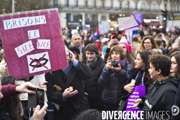 Manifestation contre les violences sexistes et sexuelles faites aux femmes, Paris