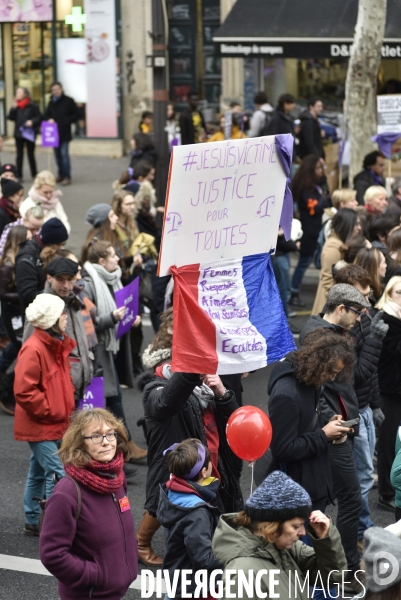 Manifestation contre les violences sexistes et sexuelles faites aux femmes, Paris