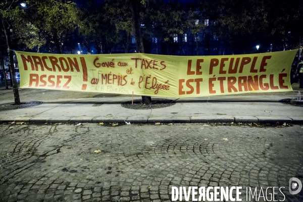 Gilets Jaunes sur les Champs Elysees - 24.11.2018