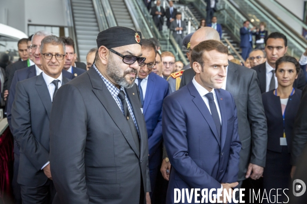 Emmanuel Macron et Mohamed VI,inaugurent la ligne TGV Tanger- Rabat