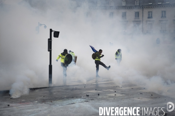Gilets Jaunes, à Tours le 1er Décembre
