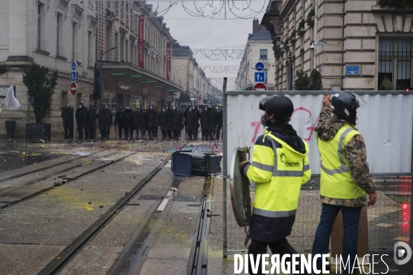 Gilets Jaunes, à Tours le 1er Décembre