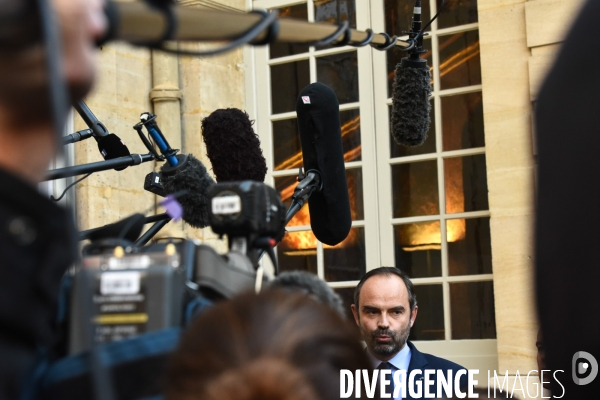 Edouard Philippe reçoit les gilets jaunes