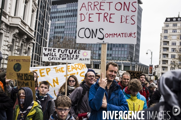 Bruxelles, Marche pour le climat.