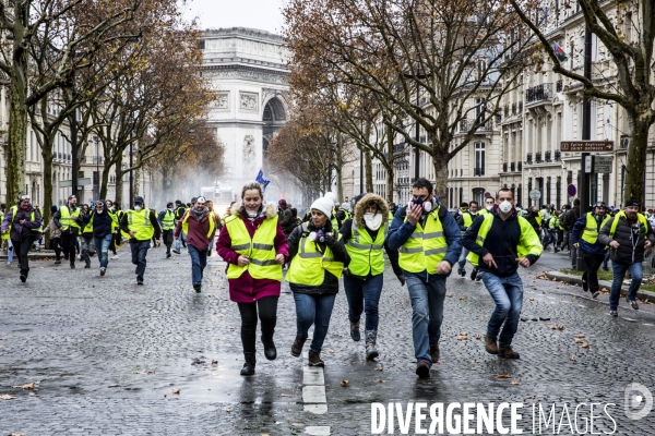 Revolte des Gilets Jaunes 1er & 2 decembre 2018, Paris.