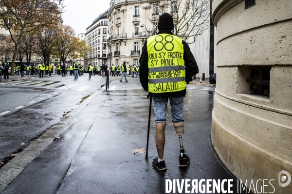 Revolte des Gilets Jaunes 1er & 2 decembre 2018, Paris.