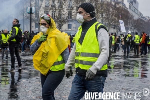 Revolte des Gilets Jaunes 1er & 2 decembre 2018, Paris.