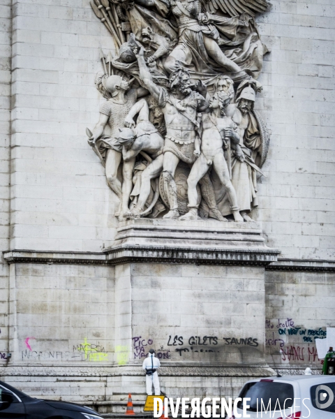 Revolte des Gilets Jaunes 1er & 2 decembre 2018, Paris.