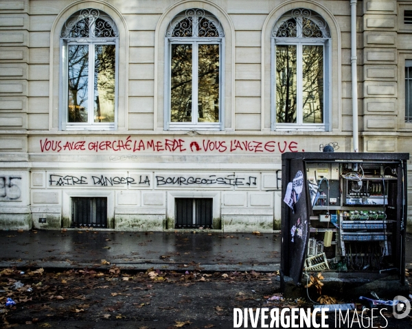 Revolte des Gilets Jaunes 1er & 2 decembre 2018, Paris.