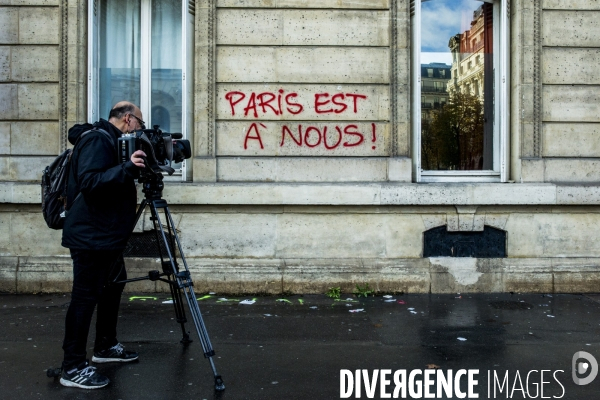 Revolte des Gilets Jaunes 1er & 2 decembre 2018, Paris.