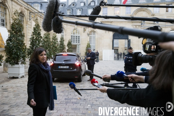 Edouard PHILIPPE reçoit les responsables politiques à Matignon.